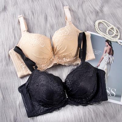 Női Melltartó Plus Size 80-105 C/D Push Up Bralett Melltartó Szexi Csipke Intim Fehérnemű Merevítős Melltartó