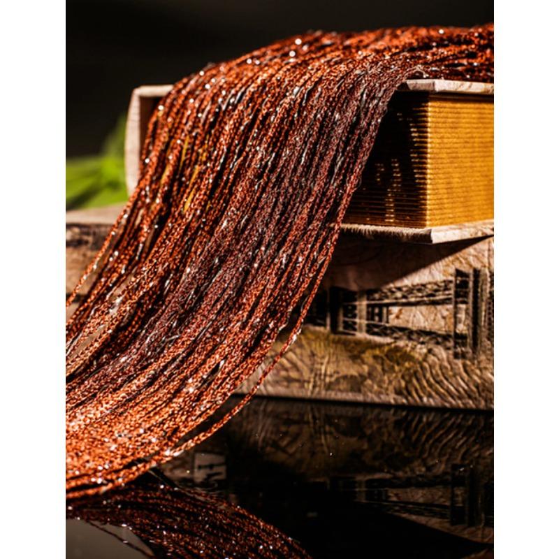 100x200cm Romantic Decoration Curtains Shiny Silvery Line String Tassel Sheer Curtain for Home Living Room Bedroom,1PC