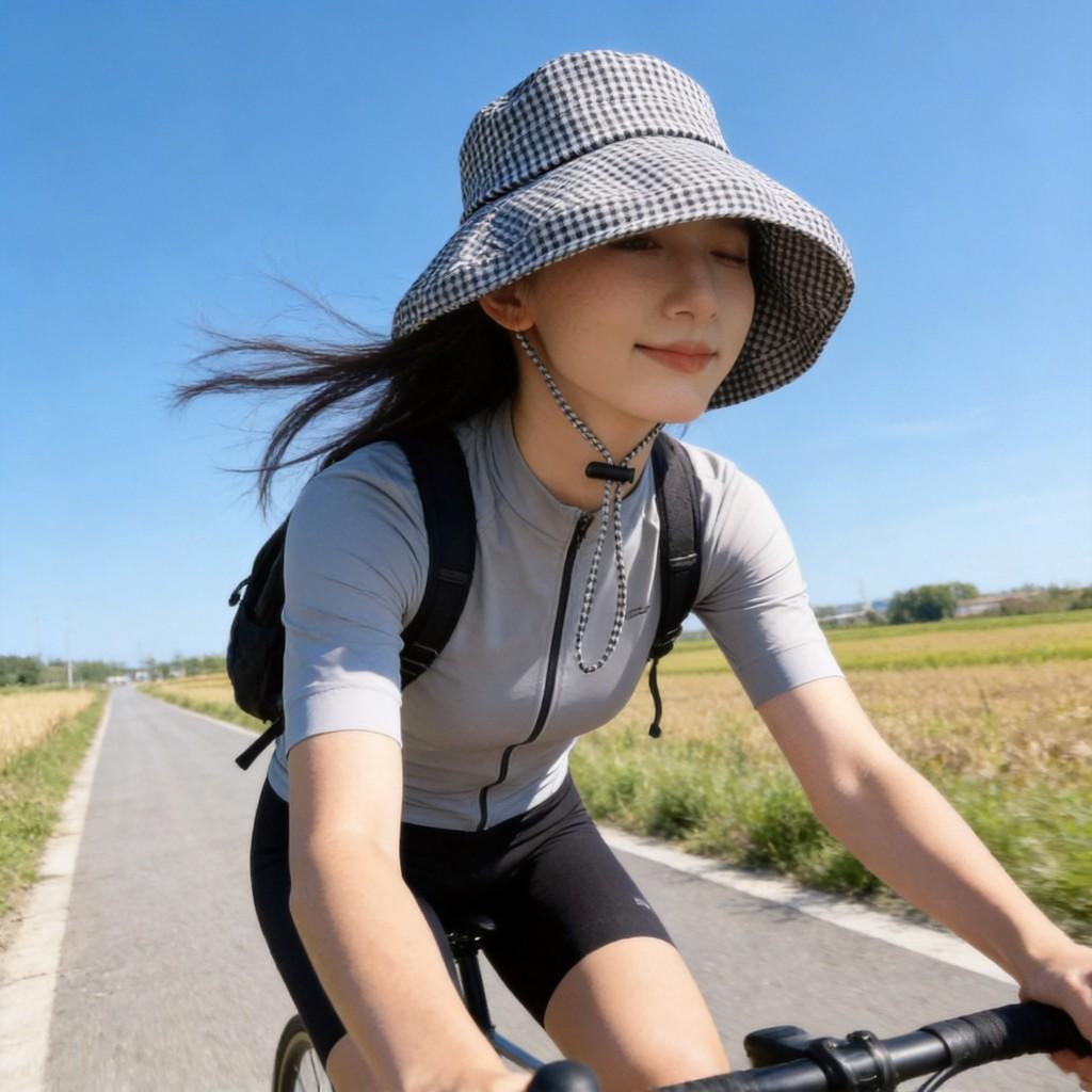 Outdoor Sun Protection Hat With Big Brim For Women Summer Breathable Uv Shield Casual Style