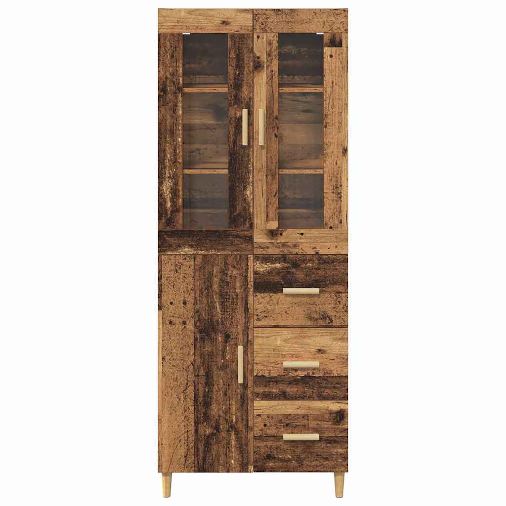 Highboard Reclaimed Wood 69.5 x 34 x 180 cm Particle Board