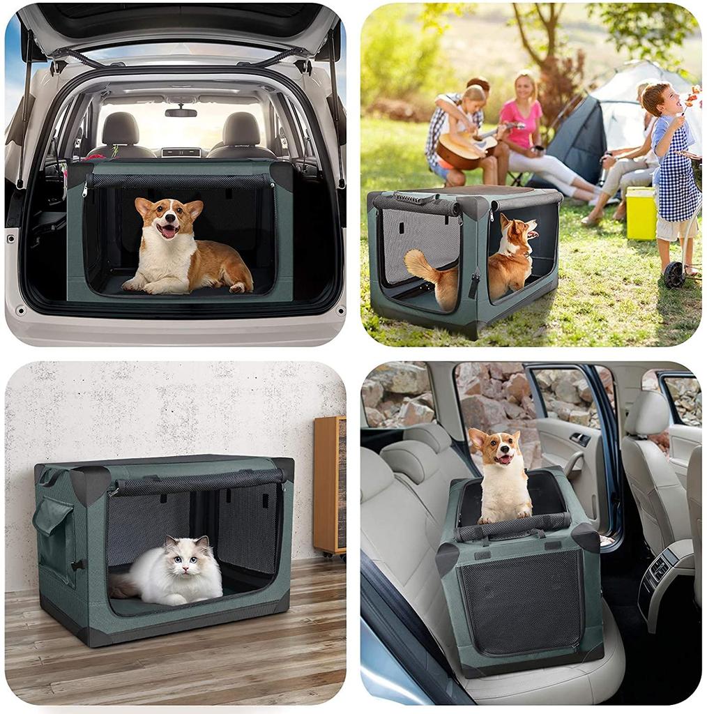 Totoro Ball Foldable Pet Dog Cat with Easy To Suitable for Dogs and Great for Indoor Unexpected Outdoor Hospital and Dark Cage, Crate, Carrier/Cart