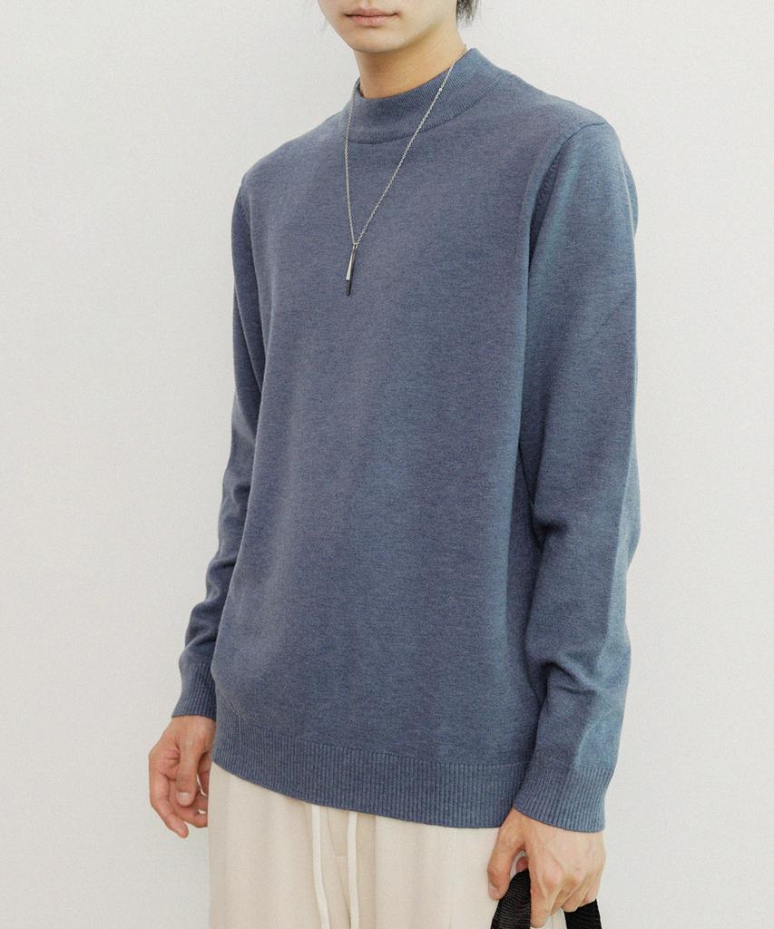 NUBINDA Washable Half Turtleneck Knit [8 Colors]