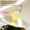 For AirPods Pro 3 Silicone Case Soft Wireless Earbud Organizer Cover with Carabiner