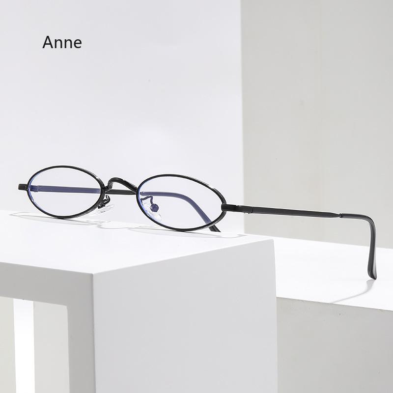 Men's Frame Reading Glasses Retro Round Silver Anti Blue Light Presbyopia Optical Eyeglasses With Diopters +1.0+4.0