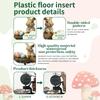 Cute Garden Rabbit Stakes Handmade Easter Egg Figurines Simple Easter Bunny Ornaments  Photo Props