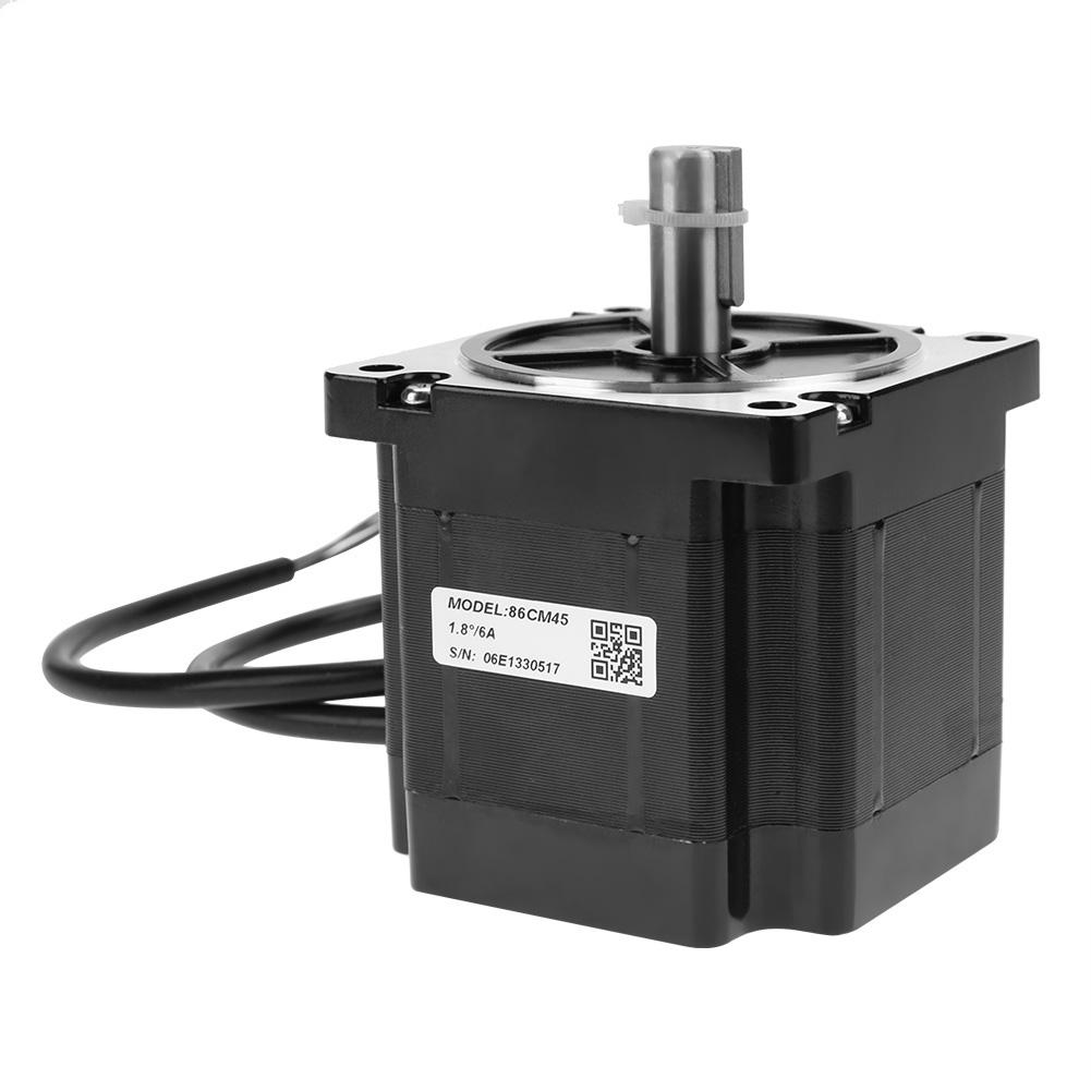 86CM45 2 Phase Stepper Motor 4.5N.m 6A Shaft Diameter 12.7mm