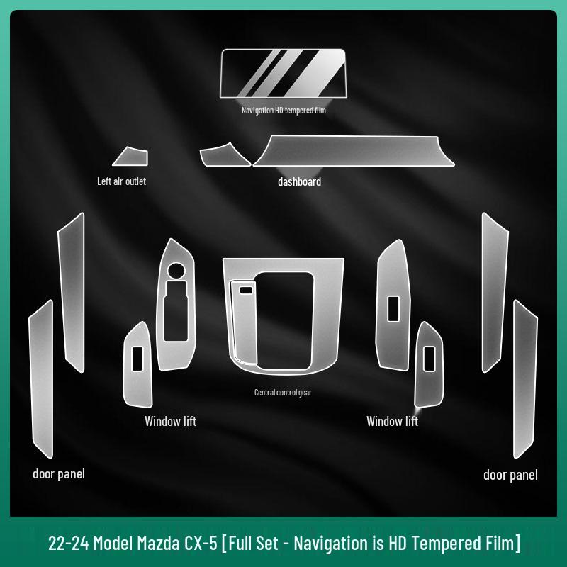 Mazda 3/CX30/CX5/CX50 Center Console & Atenza Screen Protection Film