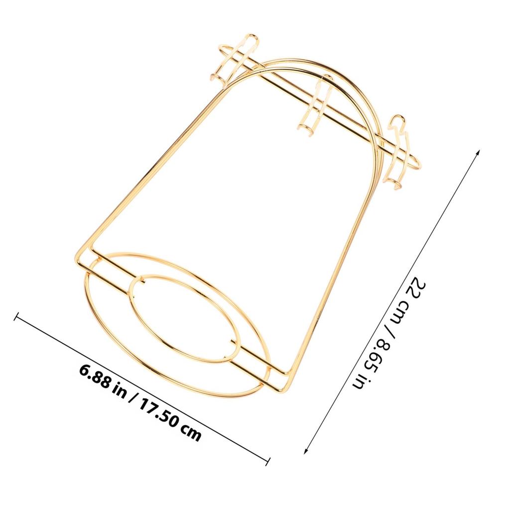 Mug and Saucer Draining Rack Iron Cup Holder Strong Loading Household Cup Bracket Compact Kitchen Organizer Easy Cleaning