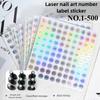 Nail Polish Number Sticker Label Color Gel  Bottle Lipstick Nails Tips Display Mark Numbering Manicure Tool
