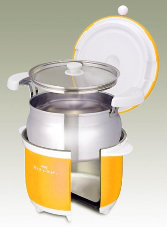 Thermos Vacuum Insulated Cooker Shuttle Chef 3.0L Pumpkin KBA-3001 PUM
