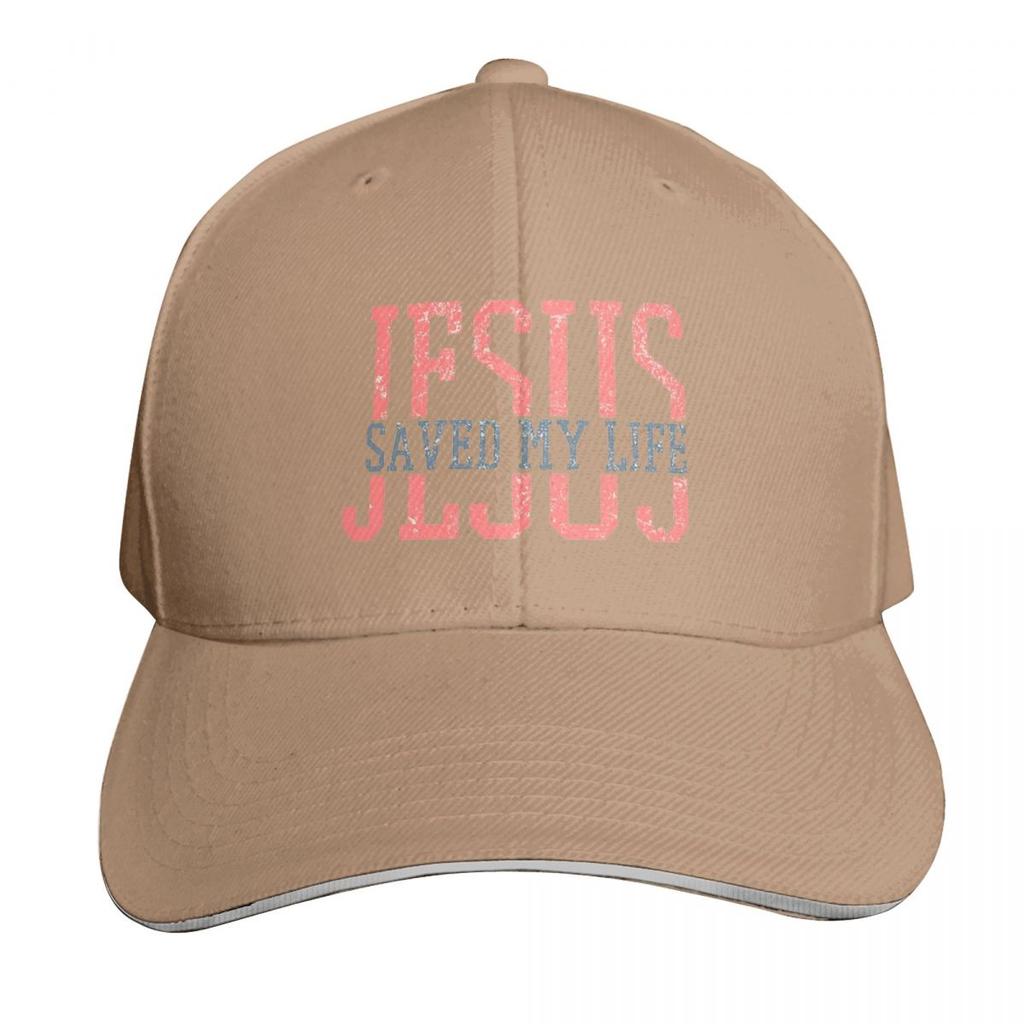 Jesus Saved My Life Logo Cap Fashion Casual Baseball Caps Adjustable Hat Hip Hop Summer Unisex Baseball Hats