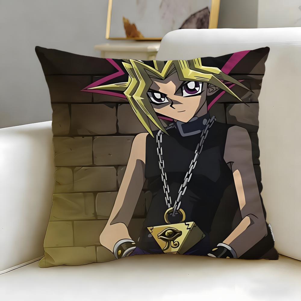 classic anime GX YuGiOh GX Cushion Cover Soft  EasyWash Pillow Case  Versatile for Couch Bed Travel and Office