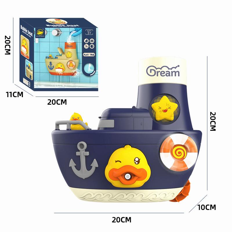 

Игрушка для купания в виде детской лодки, требуется водная игрушка. Батареи не требуются 20*10*20cm синий