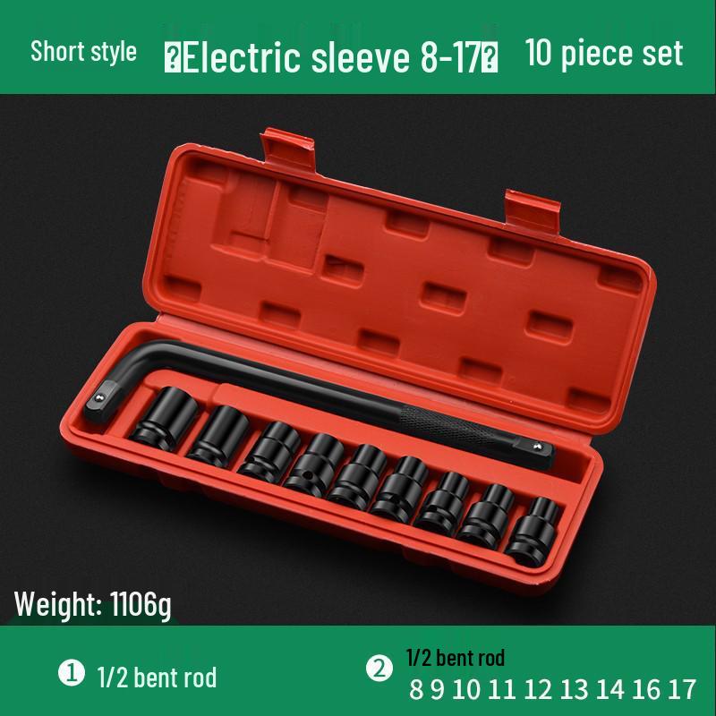 Расширенный электрический шестигранный торцевой гаечный ключ и набор инструментов для ударного гайковерта