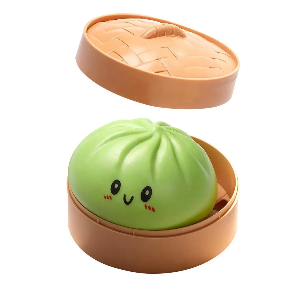 Novo Bolinho de Glitter Bolinho de Glitter Squishy com Caixa Bolinhos Brinquedo Sensorial de Apertar para Alívio do Estresse