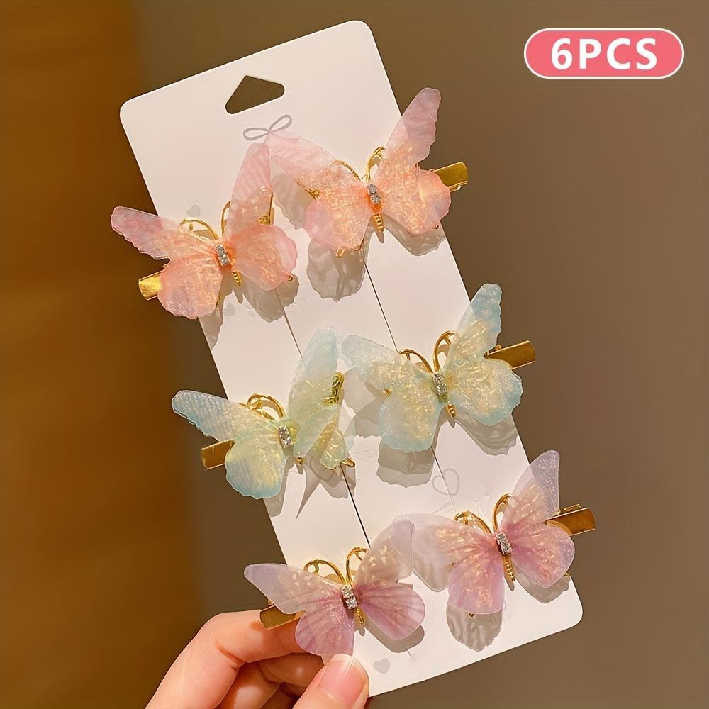 Sweet Girl Butterfly Hairpins That Do Not Hurt Hair, Super Nice and Cute Hairpins