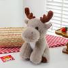 Cute Elk Doll Plush Toy Girl Birthday Gift Cartoon Sika Deer Doll Pillow Doll
