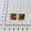 Leopard Print Square Stud Earrings: Chic, Luxurious, Versatile for Women - Perfect for Autumn/Winter
