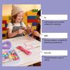 Children's Diy Rainbow Beaded Bracelet Set, Cultivating Skills And Creativity. Rainbow Beaded Bracelet Handicraft Toy