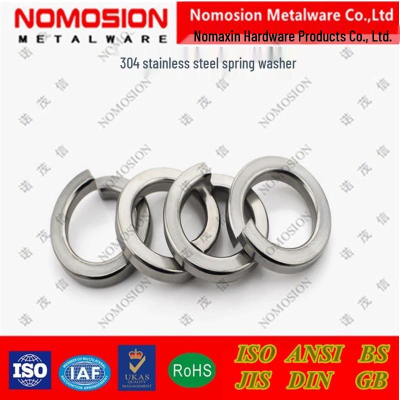 Stainless Steel Spring Washer Gasket DIN127B, Sizes M3-M30