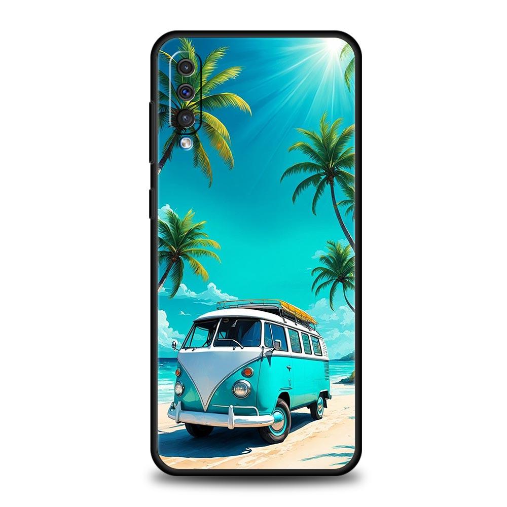 Combi Van Car Outdoor Camping Phone Case For Samsung A56 A36 A26 A34 A17 A16 A06 A14 A12 A54 A72 A22 A20e A52 A50 A40 A32 Cover