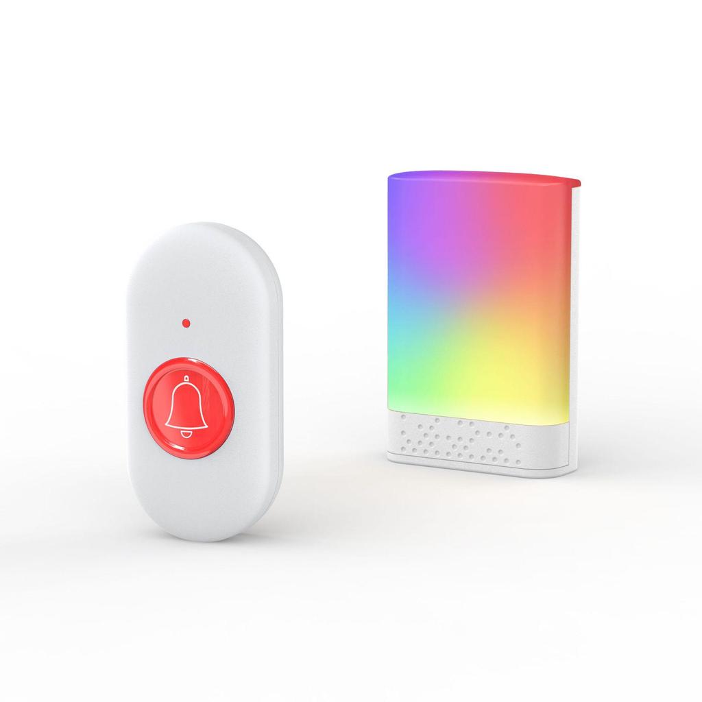 Waterproof Wireless Doorbell with Long-Range, Music, Flash & Vibration