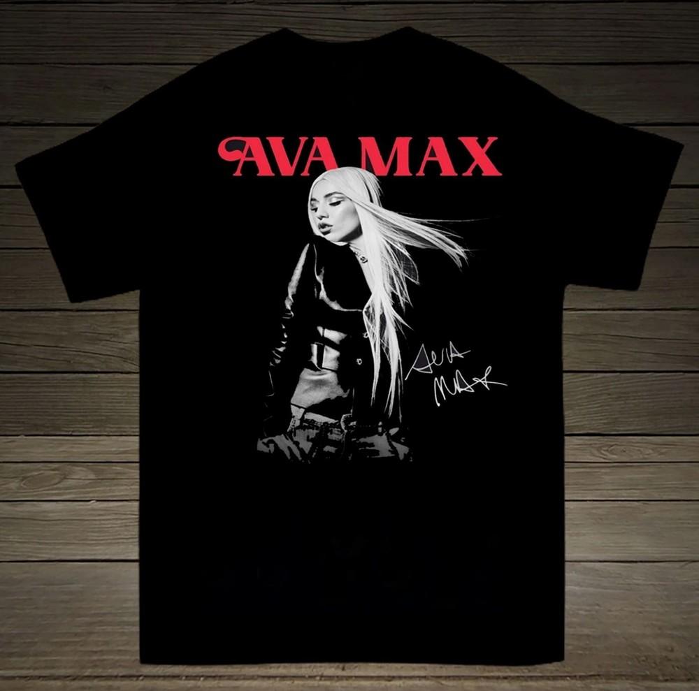 

Новая популярная футболка с альбомом Ava Max Черная Женская Все размеры от S до 5XL Унисекс Футболка S