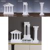 Greek Ancient City Building Model Statue Resin Desktop Decor For Photography And Gift Giving