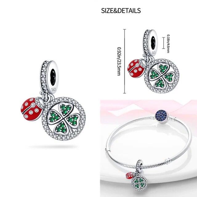 Charms Fit Original Bracelet Real S925 Sterling Silver Beads Luminou Pendants Firefly Ocean Series Dangle Fine Jewelry