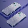 Luxury Gradient Glitter Plating Case For Motorola Moto G13 G23 G53 G73 G72 E32 E20 Power Silicone Back Cover