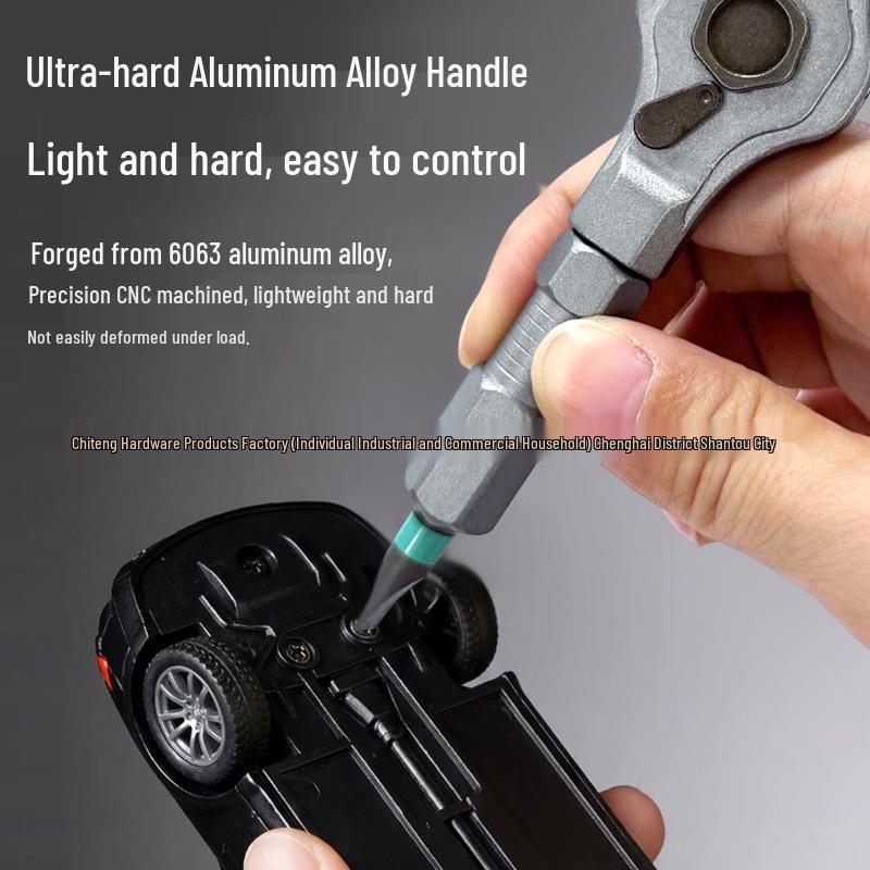24-in-1 Industrial Alloy Steel Ratchet Screwdriver Set with Magnetic Tips