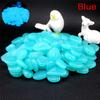 10/100pcs/lot Luminous Pebbles Rocks Garden Ornaments Stone Glow In The Dark Garden For Walkways Fish Tank Decorations