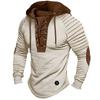 Men S Solid Color Hooded Long Sleeve T Shirt Casual Basic Top