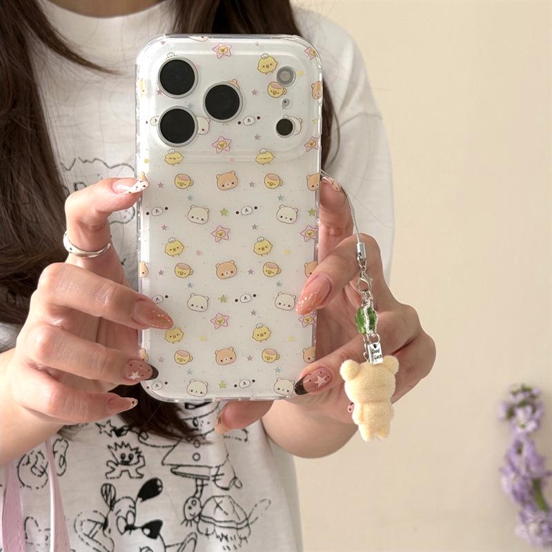 Rilakkuma Cute Chicken Case for iPhone 16/15 Pro Max/14/13