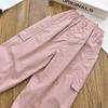 Summer Spring Clothes Kids Cargo Joggers Elastic Ankle Pants Casual Trousers Light Breathable Pants