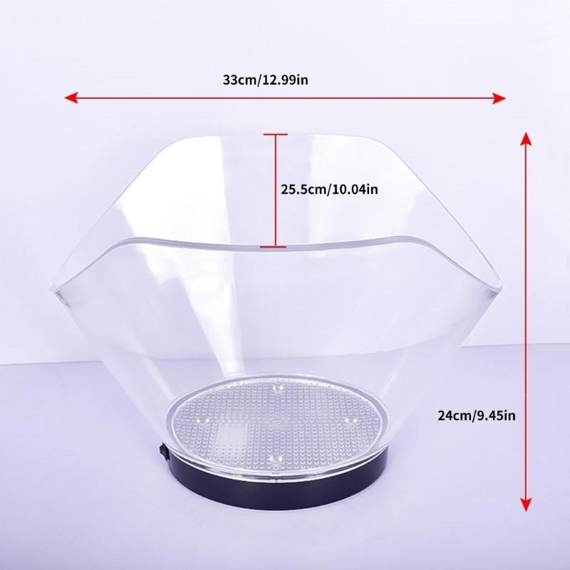 Illuminated Ice Buckets Transparent Beverage Tub with Glowing LED Champagne Container Beverages Chiller for Parties