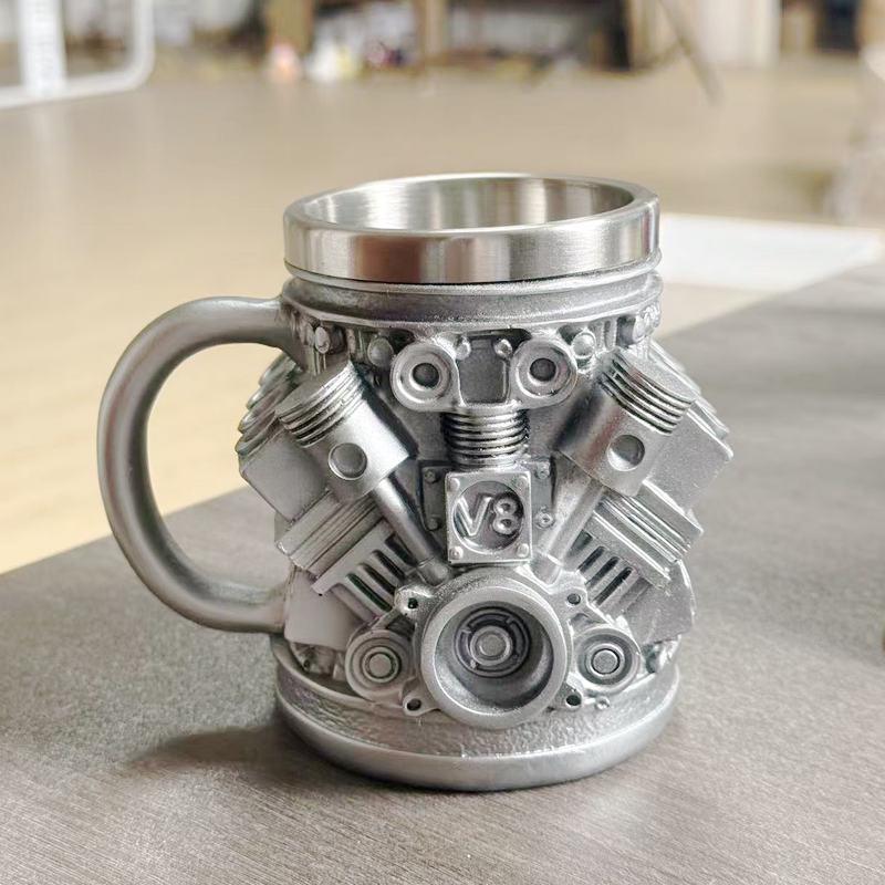 Taza de Motor V8 - Taza de Agua Mecánica Regalo para Niños