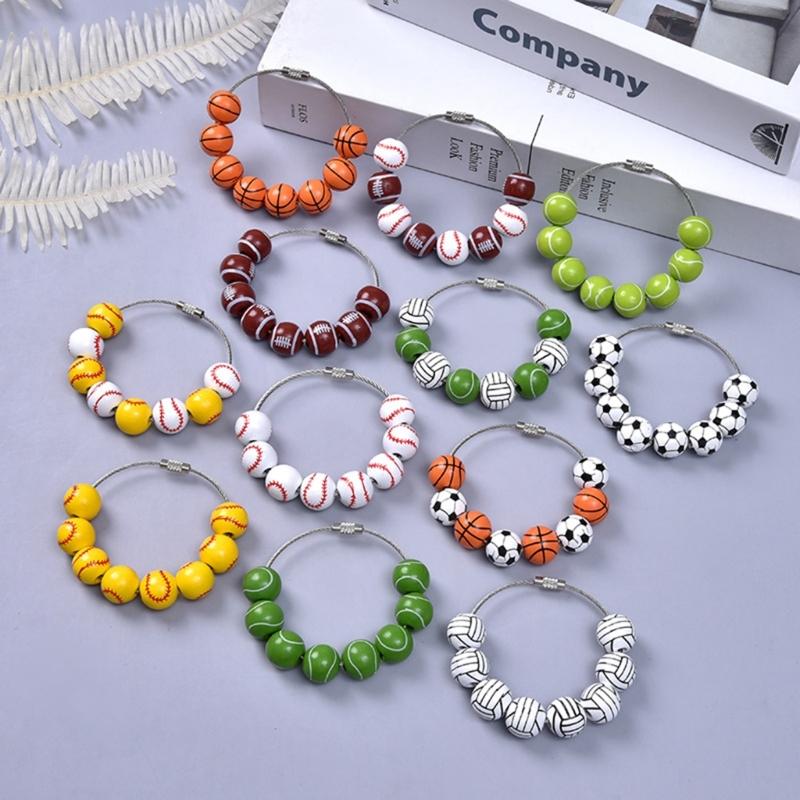 Baseball Shaped Sports Pendant Accessory Attractive Baseball Bag Embellishment Elegant Bag Hanging Ornament for Parties