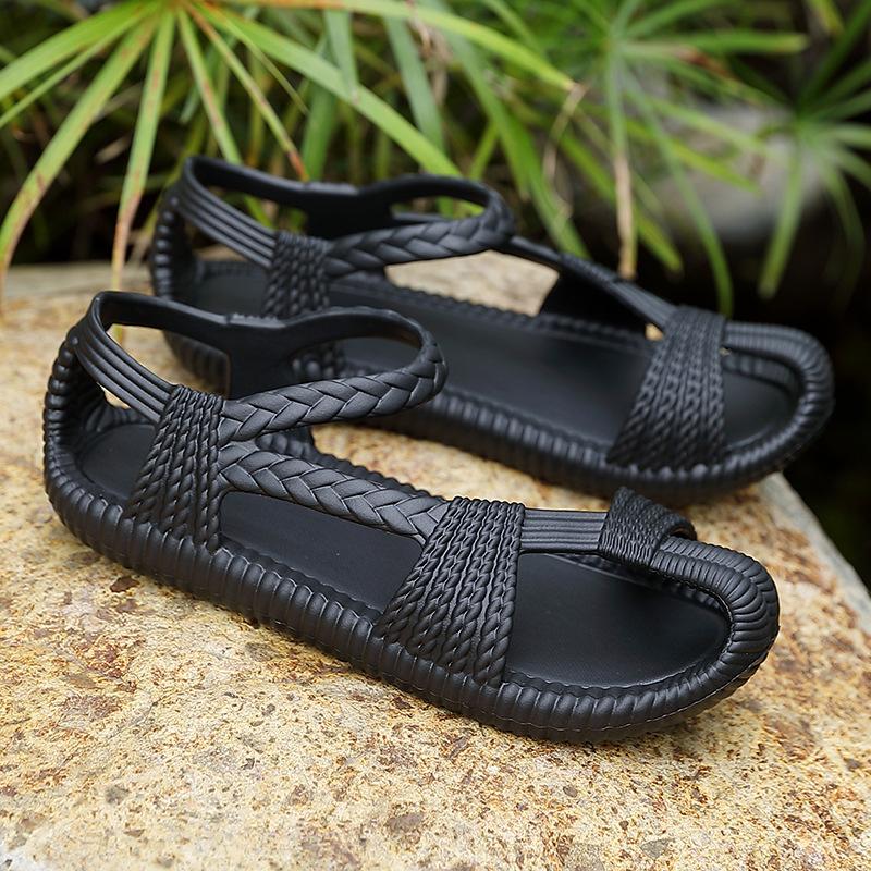 Men Summer Sandals Platform Shoes Soft EVA Light Weight Slip-on Style Boys Girls Street Beach Sandalias Couples Casual Flat Shoe