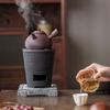 Guanlan Coarse Pottery Dual-use Charcoal Stove & Side-handle Teapot for Outdoor Tea Brewing