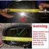 For Honda Fit Jazz 2014 2015 2016- ABS Car Rearview Side Mirror Cover Wing Cap Exterior Door Housing Trim Adhesive Sticker