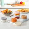 6pcs with Lid Dipping Sauce Cup 70ml Salad Dressing Container Food Storage Jar Spice Jar  Outdoor