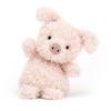 Jellycat Little Pig Plush Toy 7" - Farmhouse Stuffed Animal - Classic Kids Gift