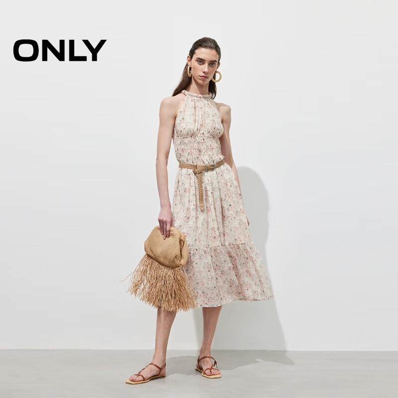 ONLY Women s 2025 Spring Halter Neck Sleeveless Maxi Dress M