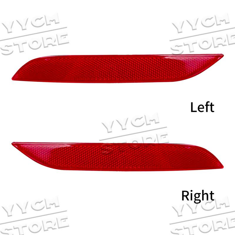 For BMW E84 X1 2013 2014 2015 Car Rear Bumper Brake Light Reflector Lamp 63147314883 63147314884 Red Lens Warning Strip