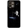 For Vivo Y28 4G Case 6.68'' Black TPU Silicon Cartoon Protection Cover for VivoY28 Y 28 4G Shockproof Capa Wolf Animals Soft Bag