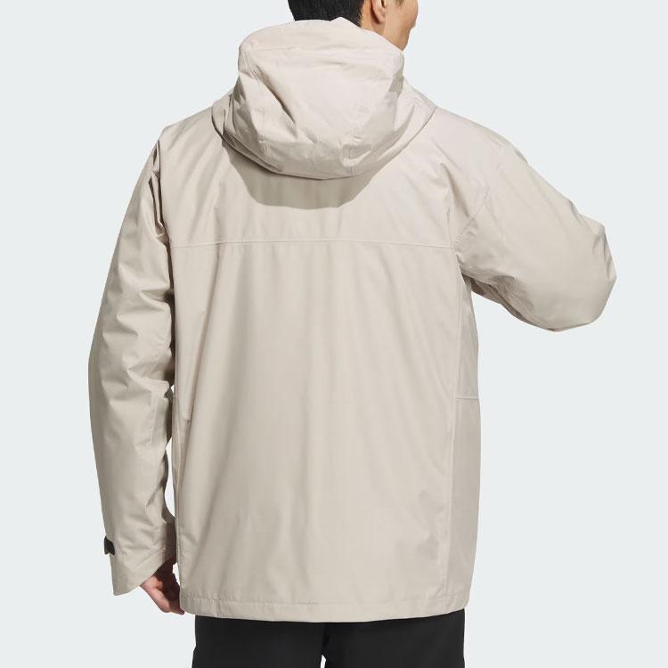 adidas Three-In-One Rain.Rdy Parka With Down Liner Men Outerwear Beige IL8986