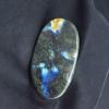 Natural Labradorite Loose Gemstone Crystal 106 Ct Oval Shape for Jewelry Making and Gem Collections