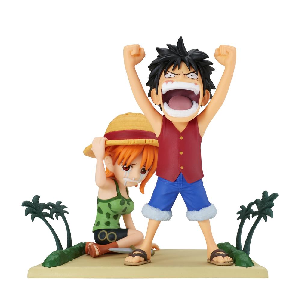 One Piece World Collectible Figure Log Stories Luffy Nami Banpresto One Piece Log Story Luffy Nami Bandai Spirits World Collection Figure & &