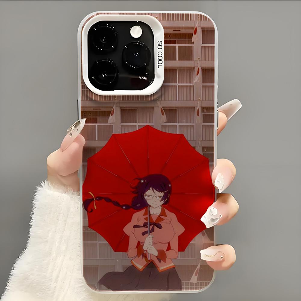monogatari series Phone Case  Phone Case For iPhone 14 16 15 11 12 13 Pro Max Mini Plus Shockproof Cover